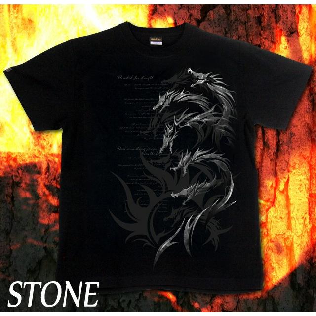 United Athle（ユナイテッドアスレ） Tシャツ トライバル ドラゴン 竜