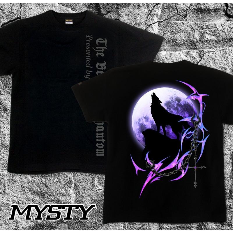 Tシャツ 狼 オオカミ アニマル トライバル 十字架 | United Athle | 06