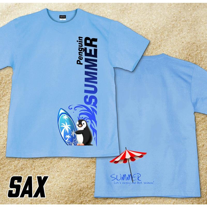 GENJU 夏Tシャツ メンズ サーフィン 海 ペンギン | United Athle | 06