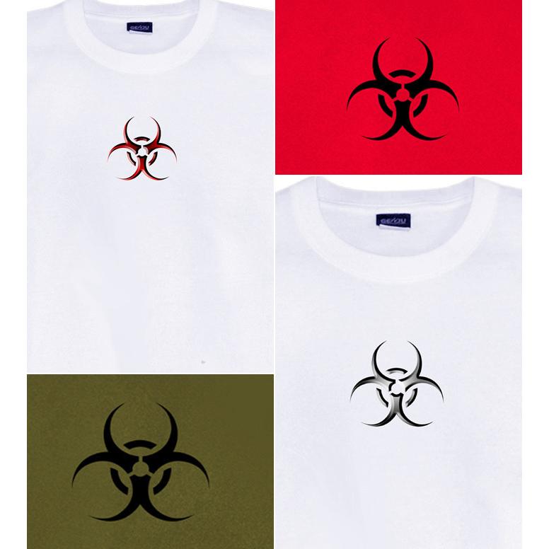 バイオハザードマークTシャツ UVカット メンズ キッズ Tシャツ 120