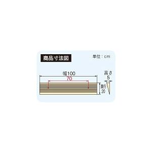 W401131-5] 段差解消スロープアロン化成 安寿「段差スロープEVA1000 