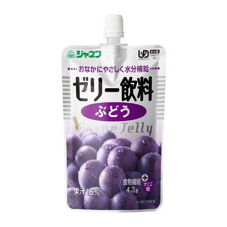 キユーピー 介護食 キューピー ジャネフ ゼリー飲料 ぶどう100ml×8袋