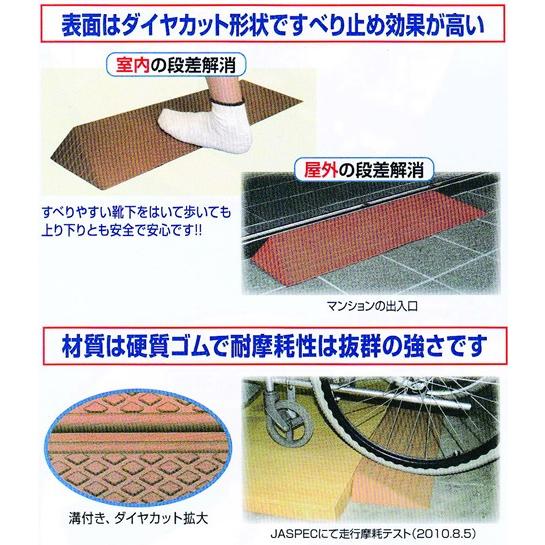 シンエイ [W462015] 段差スロープ ダイヤスロープシンエイテクノDS76