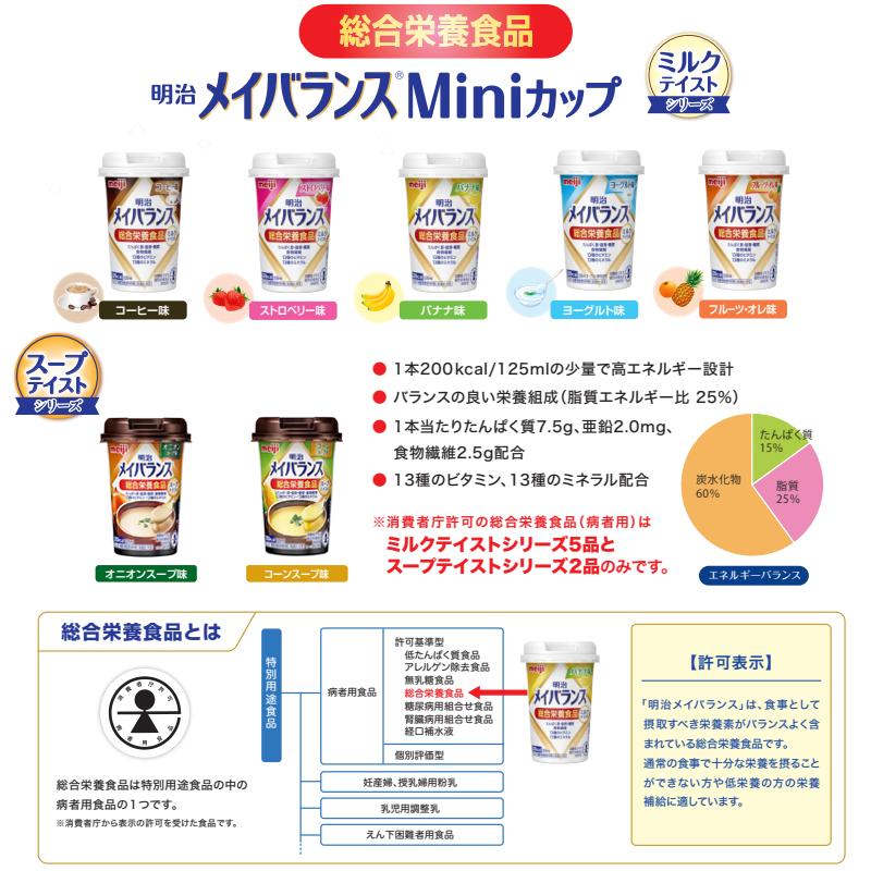 明治 選べる8つの味 3本ずつ24本セット メイバランスミニカップ 明治 選べる8つの味 3本ずつ24本セット メイバランスミニカップ