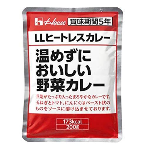 5年保存食]ハウス LLヒートレスカレー 200g×30個 温めずに美味しい