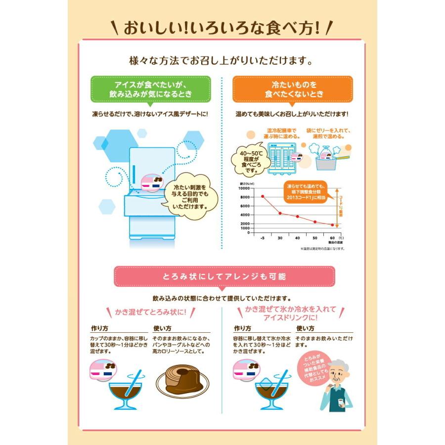クリックポスト便 送料無料 介護食 ネスレ アイソカルゼリー ハイカロリー お試しセット 8種×各1個 合計8個 栄養補助食品 健康食品 介護食品|genki|04