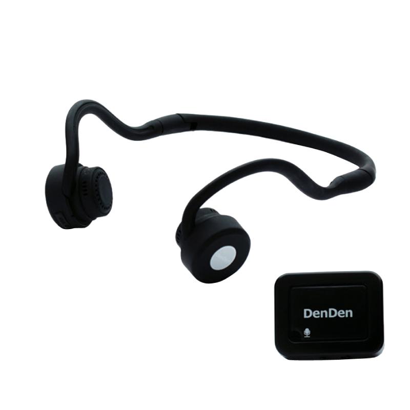 集音器付 骨伝導ワイヤレスヘッドホン DenDen (デンデン) 聴音補助 集 