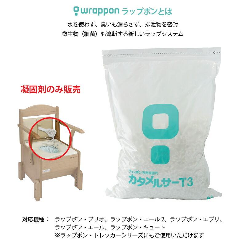 ラップポン 介護用消耗品セットT3（カタメルサーC0C0T3P1J+フィルム