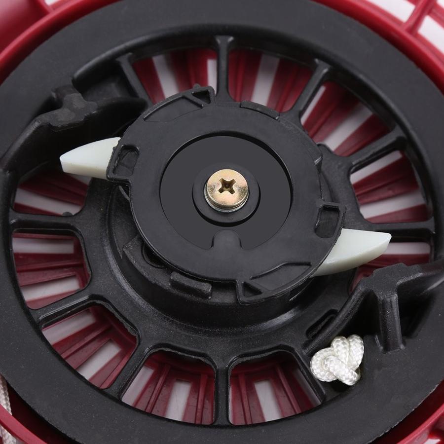 リコイルスターター 交換 汎用エンジンパーツ 草芝刈り機 プルスタートアセンブリ リコイルカバー スペアパーツナイロンロープ Www Wearefromdust Org