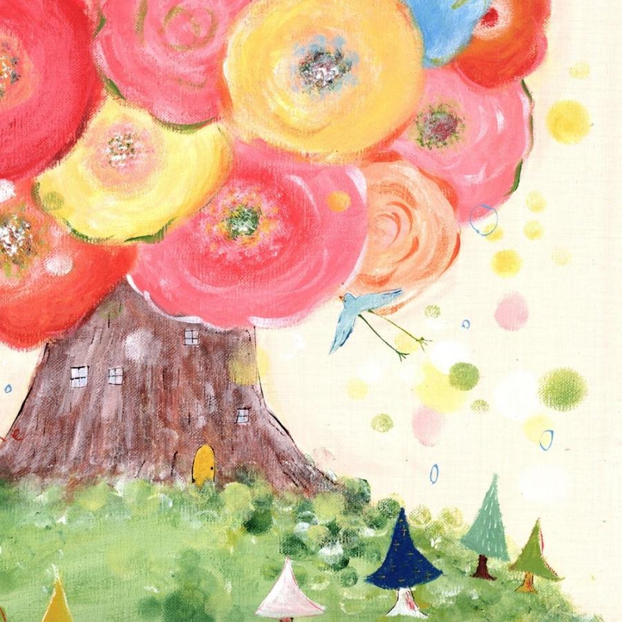 笑顔 元気 希望 絵画 花のアート 咲きつづく日々 額入り ミニ 玄関 可愛い インテリア雑貨 卓上 壁掛け 北欧 かわいい 癒しグッズ Evolvehospitality Co Uk