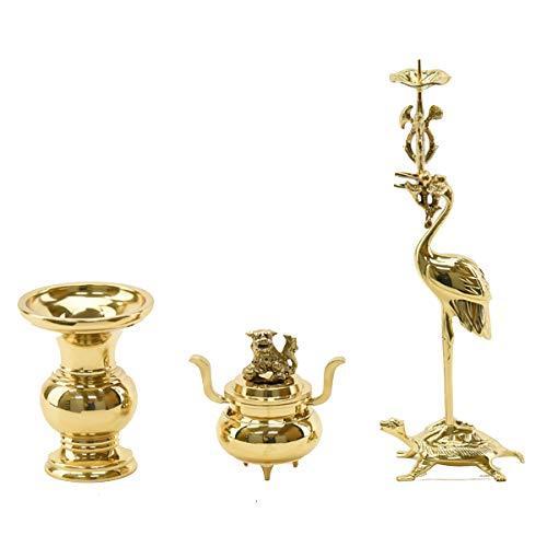 超大特価 お仏壇のはせがわ 仏具 セット 真宗大谷派 東 仏具3点セット 花立 火立 香炉 花瓶 ろうそく立て 鶴 亀 三具足 利久型 鶴付 3 0u Web限定 Www Cepici Gouv Ci