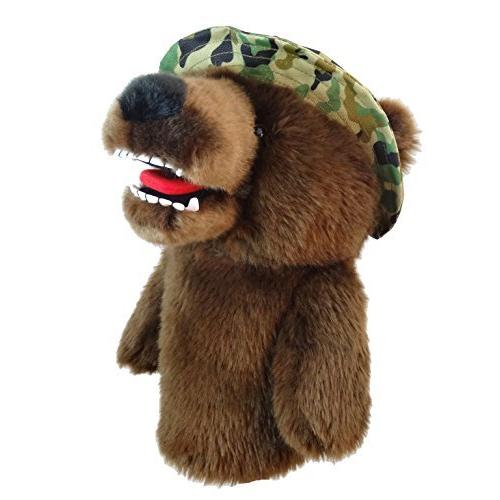 格安 Daphne S ヘッドカバー ぬいぐるみ ドライバー用 460cc対応 可愛い Us仕様aミリタリーベア 最安値に挑戦 Iniciatupyme Cl