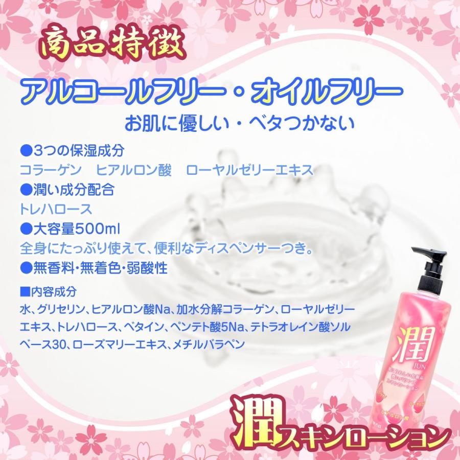 ダイイチ 潤スキンローション 500ml 1個 無香料 無着色 弱酸性 全身用