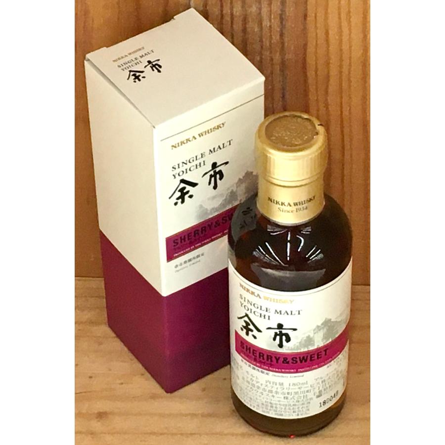 ニッカ シングルモルト余市シェリー&スイート 55度 180ml single