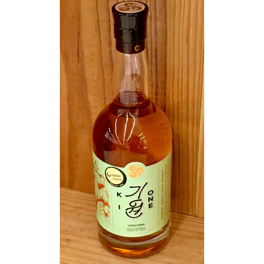 キウォン ユニコーン 700ml 46度 シングルモルト 韓国発のウィスキー