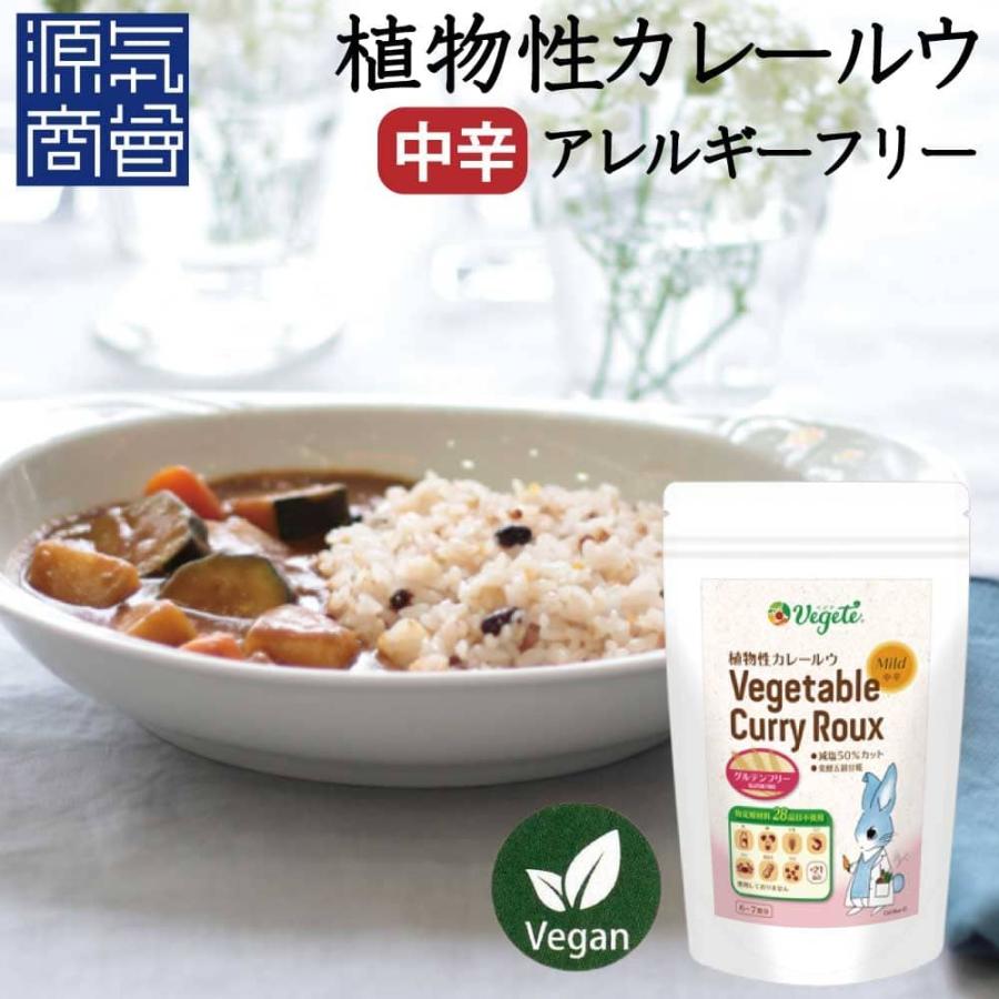 植物性カレールー ベジテ Vegete Mild 中辛 140g カレー カレー粉 カレールー グルテンフリー 小麦粉不使用 牛乳不使用 卵不使用 自然派 無添加 Haralhot こだわりの塩専門店 源気商会 通販 Yahoo ショッピング