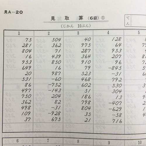 見取算病院 ａ ６級 ５級編 126 元気そろばん教室ヤフー店 通販 Yahoo ショッピング