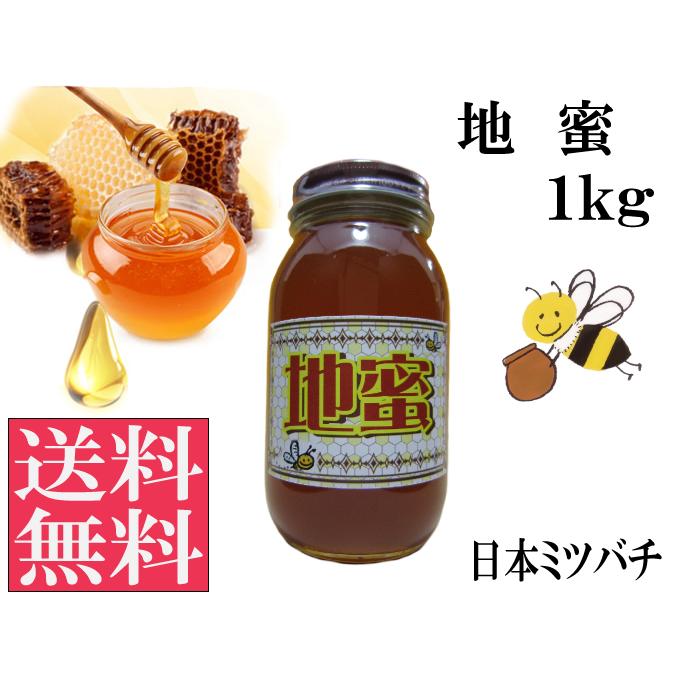 地蜜 日本ミツバチ 1kg 非加熱 生はちみつ 養蜂場直送 はちみつ 送料無料 宇和養蜂 プレゼント 愛媛産 商品追加値下げ在庫復活