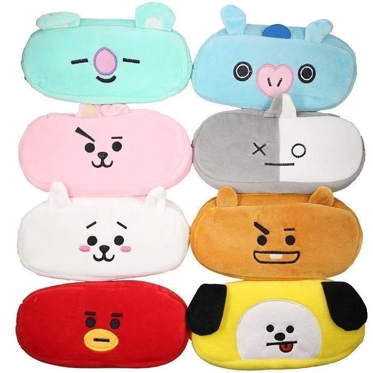 Btsグッズ ペンケース ビーティー21 防弾少年団 Bt21 化粧ポーチ シンプル 筆箱 小物入れ 見やすい かわいい 小学生 中学生 高校生 人気 韓国 ランキング第1位