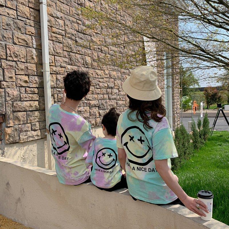 親子ペアルック Tシャツ キッズ 親子ペア 親子コーデ ワンピース トップス Tシャツ ペアtシャツ 家族 撮影 誕生日 お揃い プレゼント 旅行 Pf212 元希屋 通販 Yahoo ショッピング