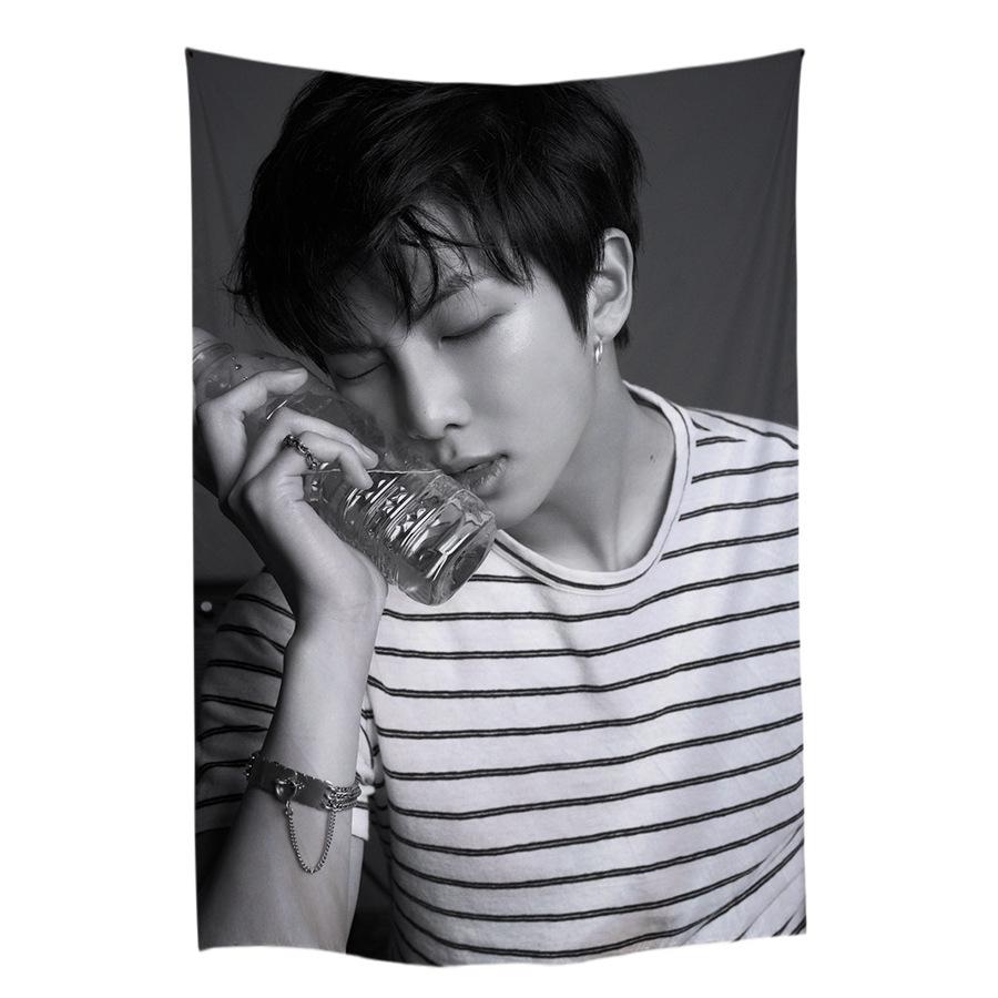 値引き 布 掛け布 壁掛け 布ポスタ 背景布 Bts グッズ 韓国 ファッション プレゼント ギフト 人気 おしゃれ コレクション 90 150 0cm Materialworldblog Com