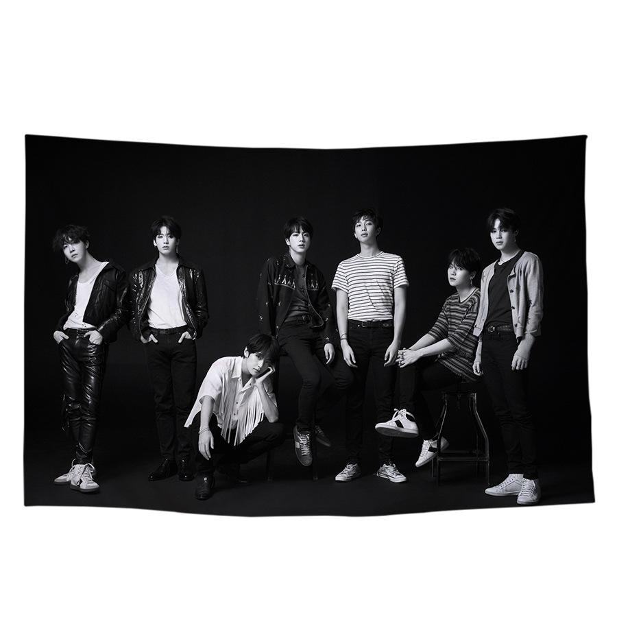 値引き 布 掛け布 壁掛け 布ポスタ 背景布 Bts グッズ 韓国 ファッション プレゼント ギフト 人気 おしゃれ コレクション 90 150 0cm Materialworldblog Com