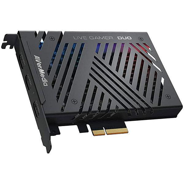 AVerMedia ゲームキャプチャー Live Gamer DUO [GC570D]（PCI Express x4 Gen2/ HDMI 2.0+HDMI 1.4）｜geno