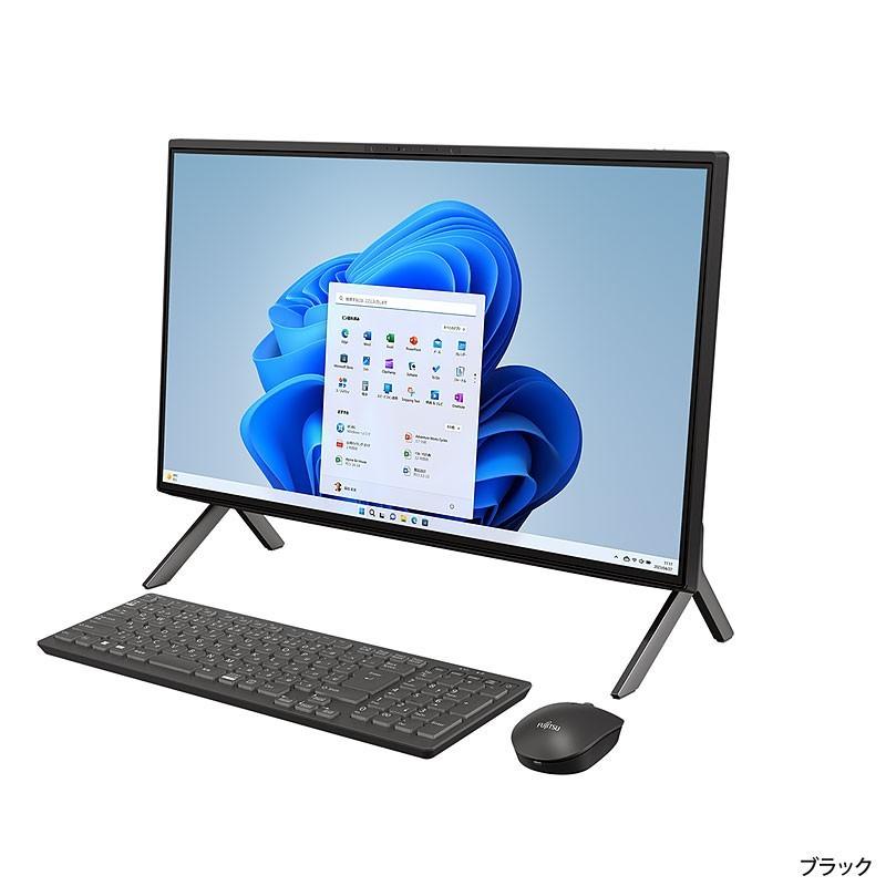 デスクトップ PC 富士通 23.8inch FHD 液晶一体型 ESPRIMO WF1/H3 Core i7-1260P メモリ32GB SSD512GB WiFi6E カメラ Win11 リファビッシュの画像
