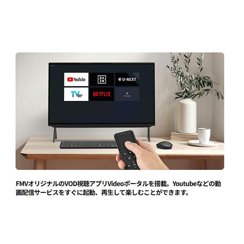デスクトップ PC 富士通 27inch WQHD 液晶一体型 FMV WF2-K1 Core i7-1260P メモリ8GB SSD256GB DVD WiFi カメラ Windows11 リファビッシュの画像
