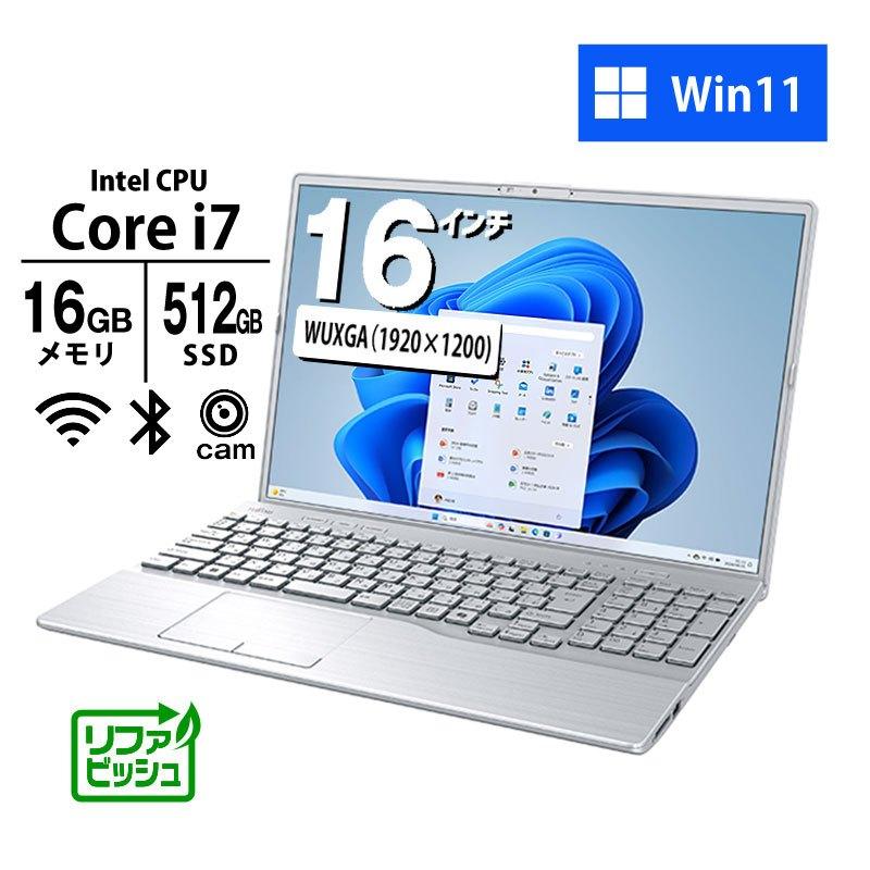 LIFEBOOK ノートパソコン 富士通 16型 WUXGA WA3/J3 Core i7-1255U