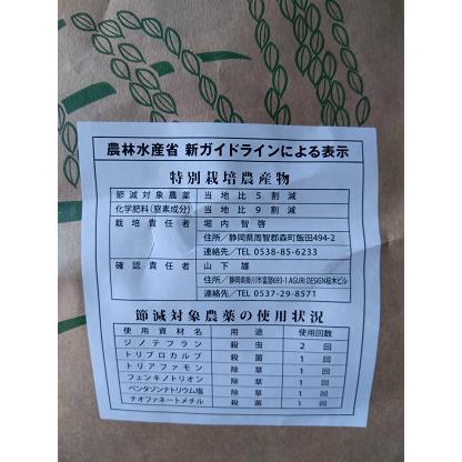 コシヒカリ 【令和6年産 新米】静岡県 森町産 コシヒカリ 白米 コシヒカリ 【令和6年産 新米】静岡県 森町産 コシヒカリ 白米