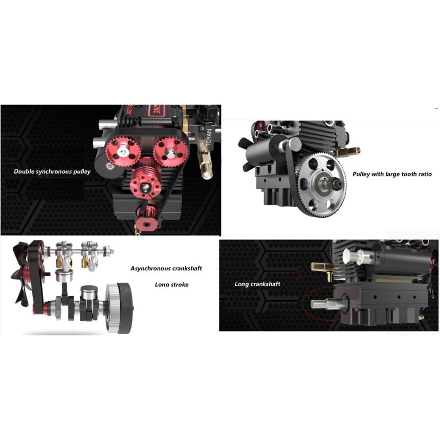 Toyan Fs L0 4ストローク 3 5cc 2 2気筒 Rcエンジン グロー燃料版 模型 ミニエンジン ラジコン エンジン Toyan Fs L0 厳選物屋 通販 Yahoo ショッピング