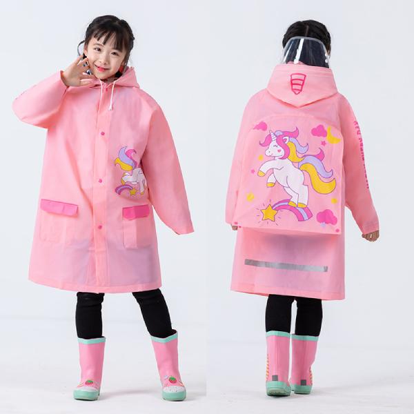 レインコート キッズ 子供 ランドセル 90cm-120cm-130cm アウトドア かわいい 服 男女兼用 メール便 送料無料｜genshinn-store｜05