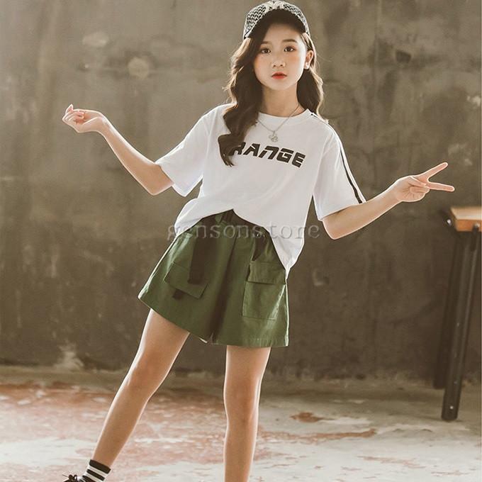 子供服 セットアップ 春夏 おしゃれ 女の子 ジュニア キッズ 上下