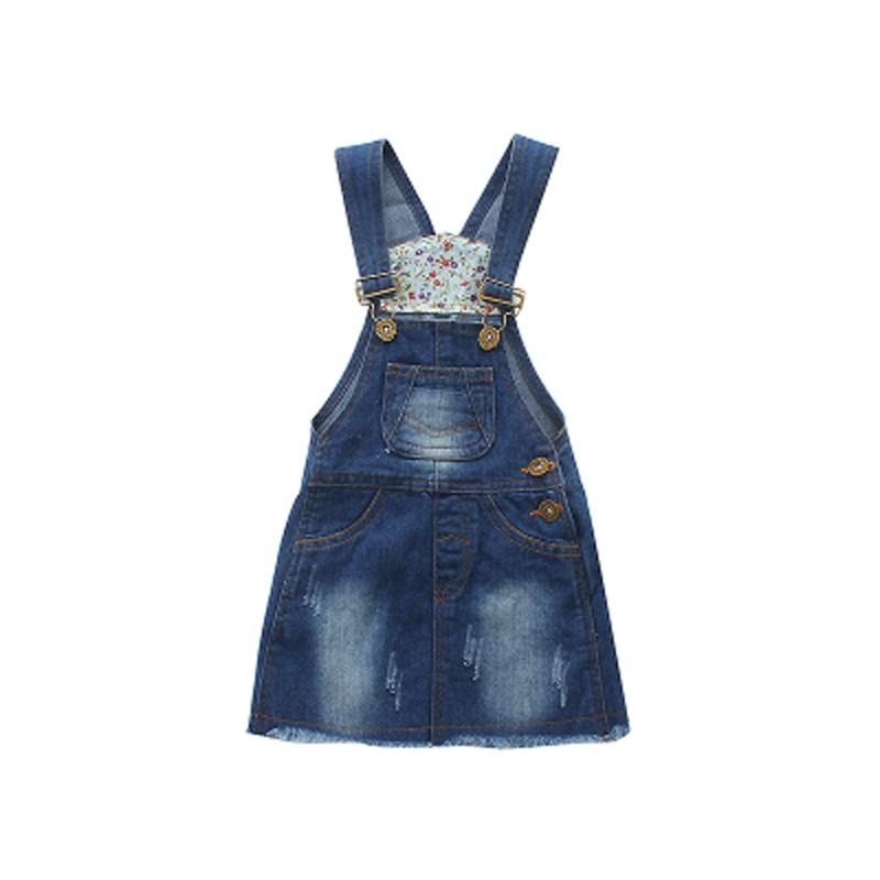 キッズ ベビー服 女の子 デニムオーバーオール ワンピース サロペット スカート デニムジャンパースカート オールインワン ボトムス 膝丈 子供服 Juy 039 源淞ストア 通販 Yahoo ショッピング