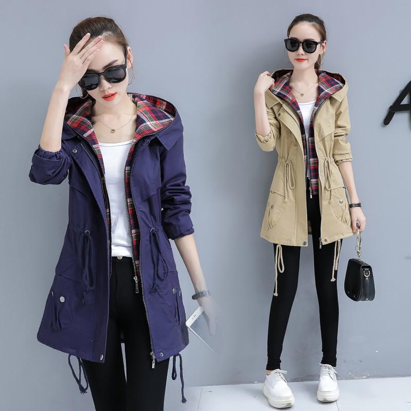 コート レディース ミリタリージャケット ロング丈 モッズコート アウター フード付き トレンチコート 春コート 着痩せ スプリングコート お洒落 カジュアル Juy 4684 源淞ストア 通販 Yahoo ショッピング