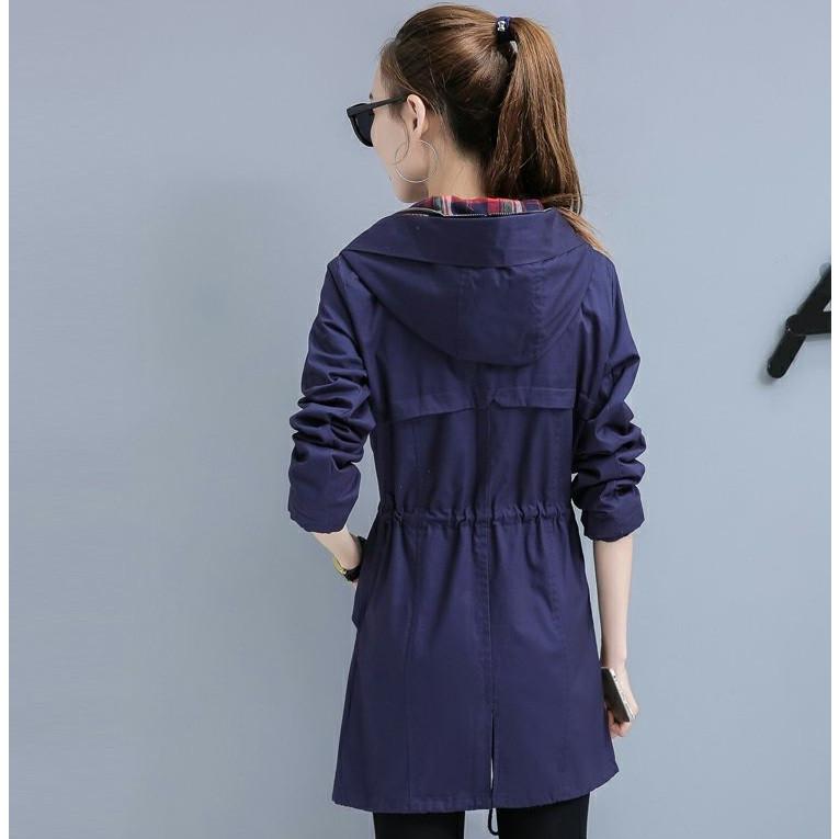 コート レディース ミリタリージャケット ロング丈 モッズコート アウター フード付き トレンチコート 春コート 着痩せ スプリングコート お洒落 カジュアル Juy 4684 源淞ストア 通販 Yahoo ショッピング