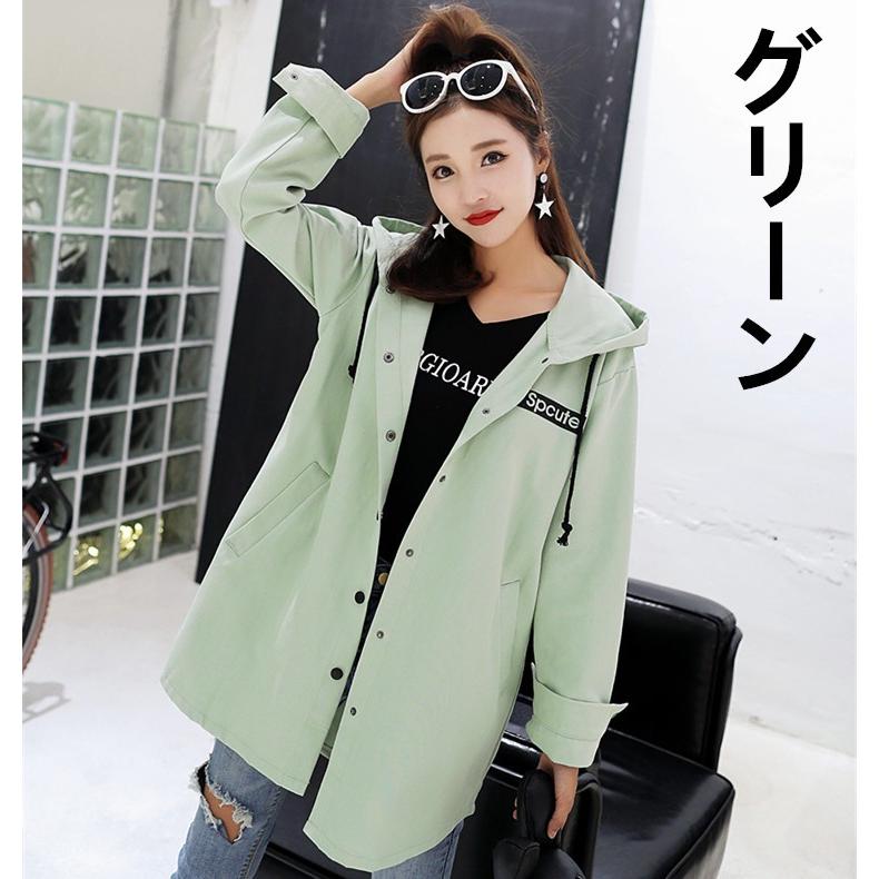 スプリングコート レディース 春 モッズコート アウター ミディアム丈 ジャケット 代 30代ロングコート フード付き トレンチコート 学生 大人 カジュアル Juy 46 源淞ストア 通販 Yahoo ショッピング