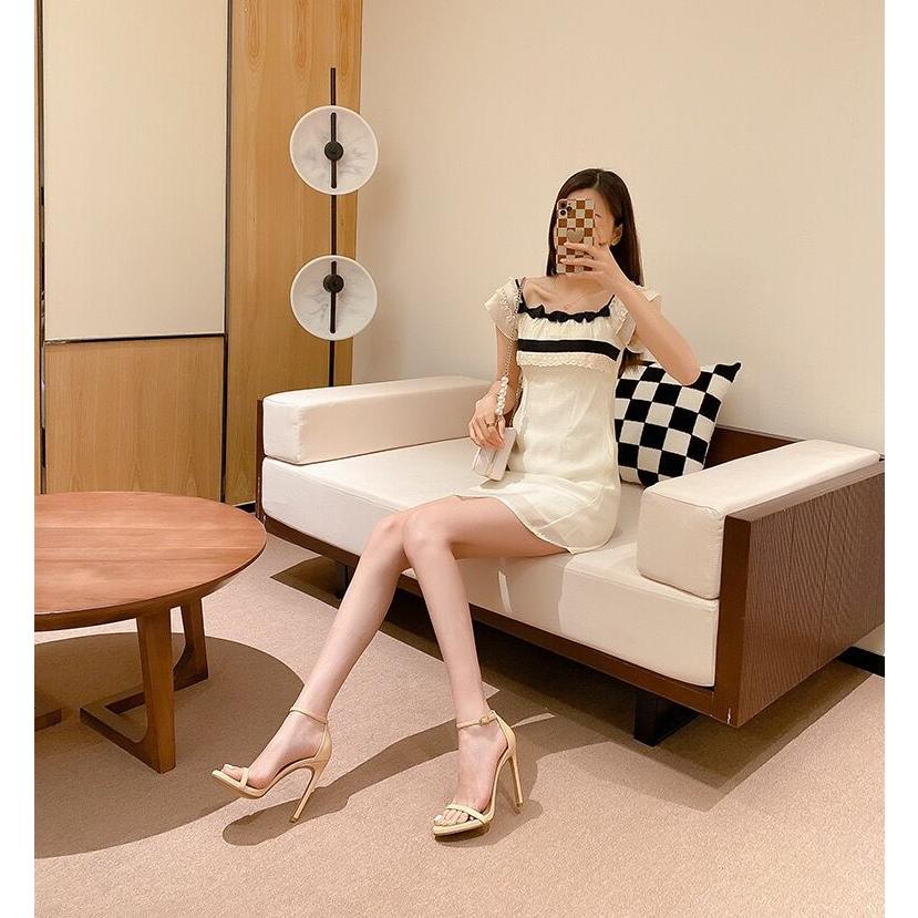 サンダル ピンヒール レディース パーティーサンダル 6cmヒール  8cmヒール 10cmヒール スエードサンダル PUレザーサンダル おしゃれ 夏 通勤 シューズ21.0cm |  | 13