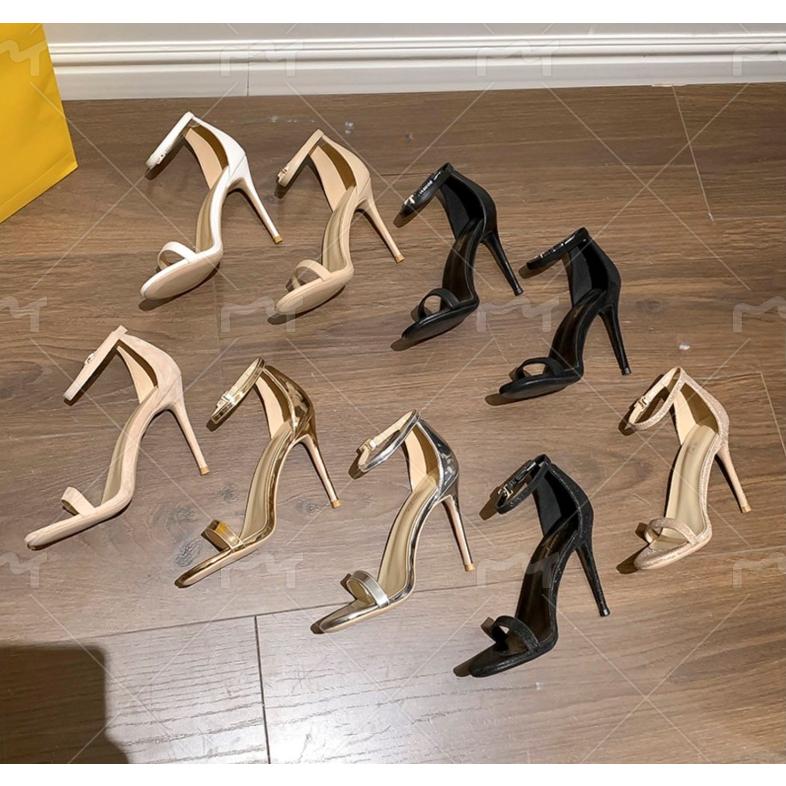 サンダル ピンヒール レディース パーティーサンダル 6cmヒール  8cmヒール 10cmヒール スエードサンダル PUレザーサンダル おしゃれ 夏 通勤 シューズ21.0cm |  | 14