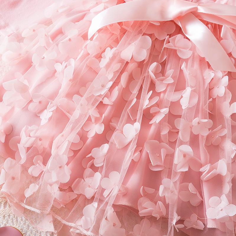 プリンセススカート 子供 誕生日お年玉ドレススカート 女の子ワンピース 長袖 秋冬ドレス 子供服 キッズワンピース チュールワンピース パーティードレス ピンク |  | 12