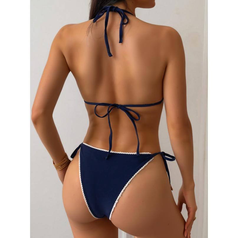 水着 ビキニ レディース 2点セット ビキニセット 女性用水着 トライアングル シンプル キュート セクシー 三角ビキニ 水着 ショーツ 花柄 可愛いプール おしゃれ |  | 20