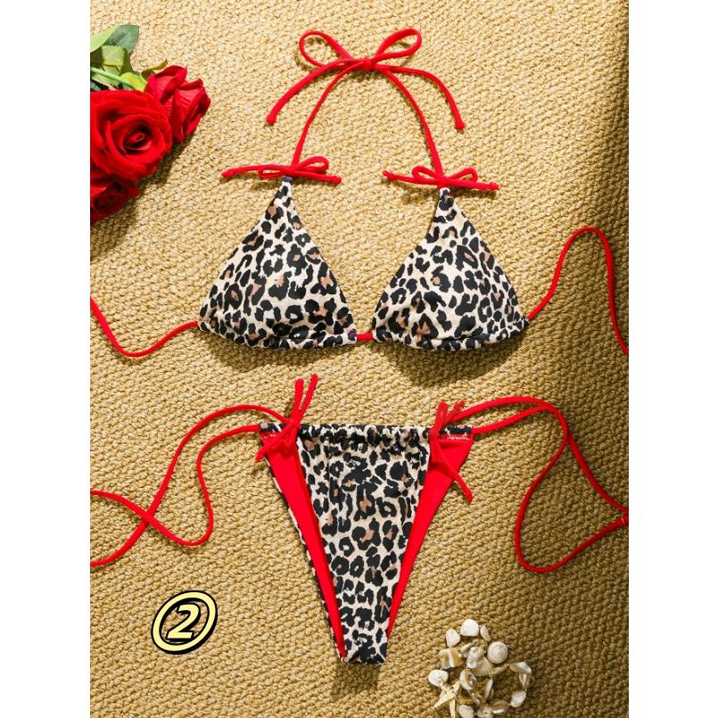 水着 ビキニ レディース 2点セット ビキニセット 女性用水着 トライアングル シンプル キュート セクシー 三角ビキニ 水着 ショーツ 花柄 可愛いプール おしゃれ |  | 02