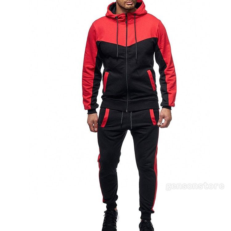 ジャージ メンズ 上下セット 全3色 スウェット セットアップ ジャージ おしゃれ トレーニングウェア サイドライン スポーツ ウェア 運動着 男性 フード付き May 2773 源淞ストア 通販 Yahoo ショッピング