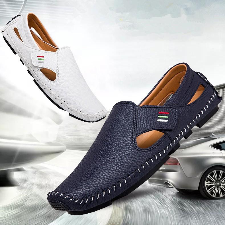 夏ファッション ドライビングシューズ メンズ スリッポン レザー靴 モカシン カジュアル メッシュ 通気性 デッキシューズ 通勤 ビジネス ローファー U17feb 5618 源淞ストア 通販 Yahoo ショッピング