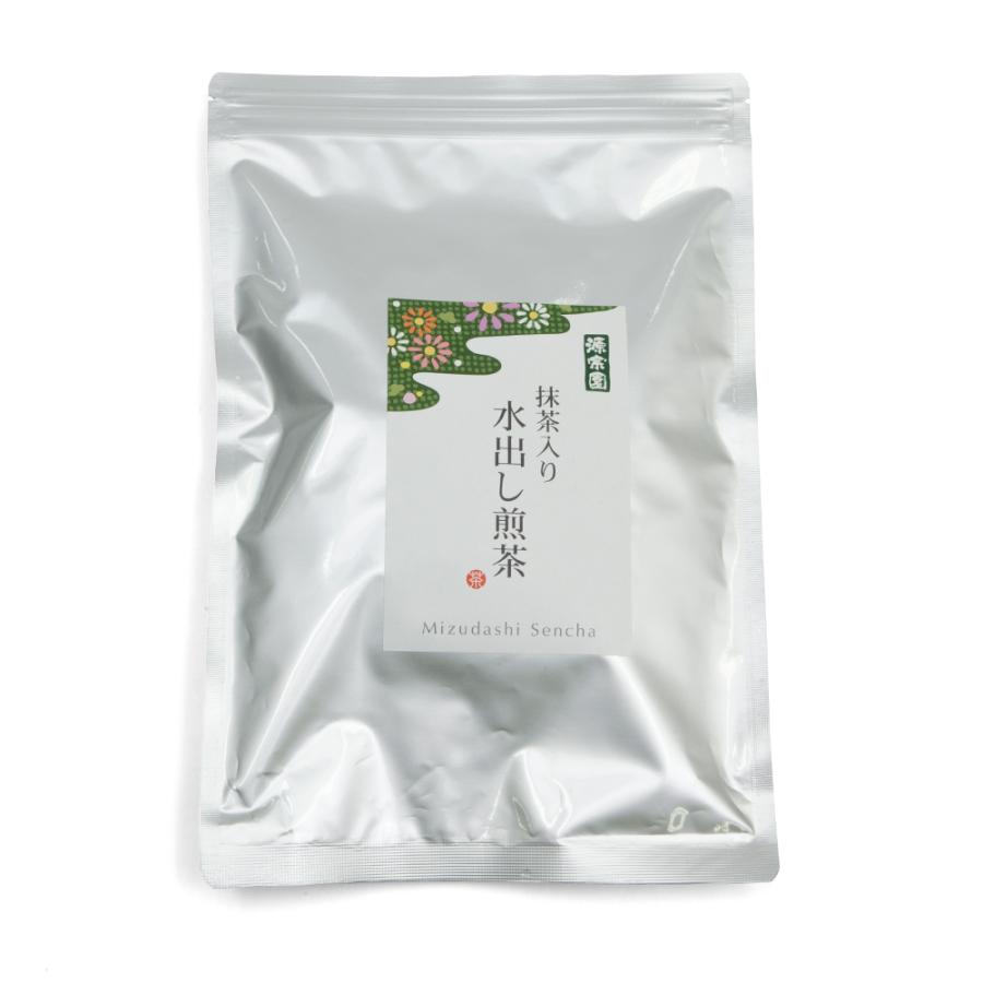 水出し緑茶 水出し茶 お茶 冷茶 ティーバッグ 抹茶入り水出し煎茶(8g×30パック)【抹茶パウダー(粉末)入り】[M便 1/1]【メール便 送料無料】☆ | 源宗園 | 08