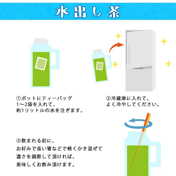 お茶 徳用 水出し緑茶 ティーバッグ 52P やぶ北ブレンド | ハラダ製茶 | 01