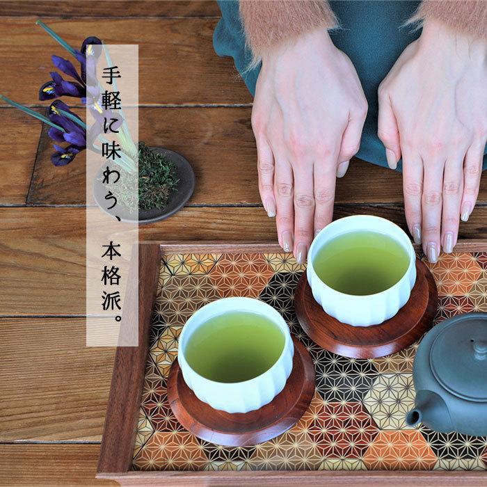 お茶の葉 緑茶 静岡茶 茶葉 煎茶 業務用 静岡産 あらづくり煎茶 郷の葉 100g×10本【水出し緑茶も作れる】 | 源宗園 | 06