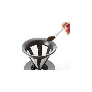 ドリッパー【おしゃれ コーヒー 珈琲】HARIO ハリオ カフェオールドリッパー02 ブラック CFOD-02-B | HARIO | 01