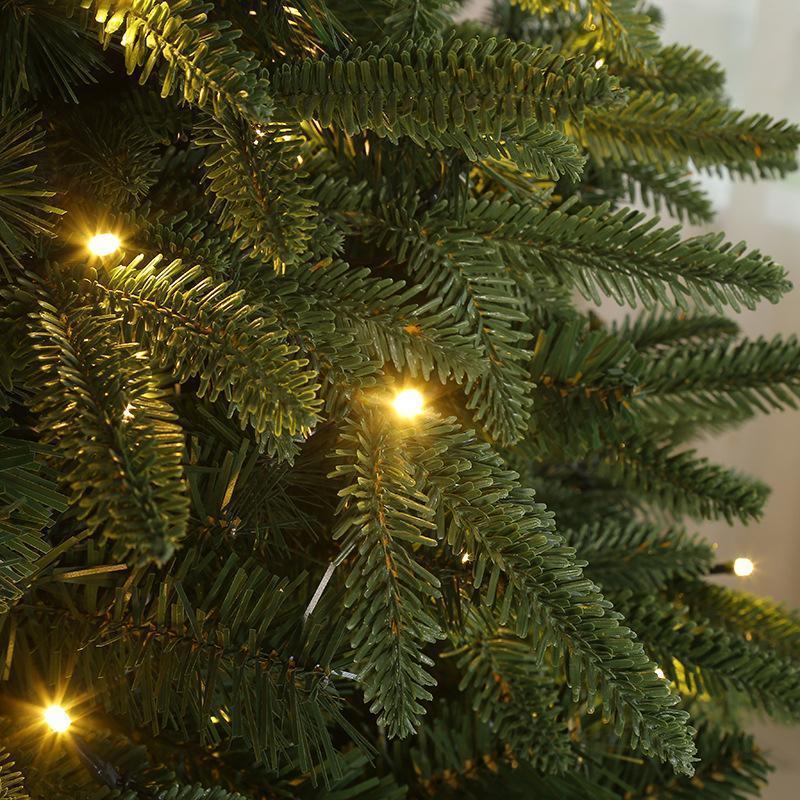 クリスマスツリー 枝大幅増量 LEDライト付き 雪化粧 ヌードツリー